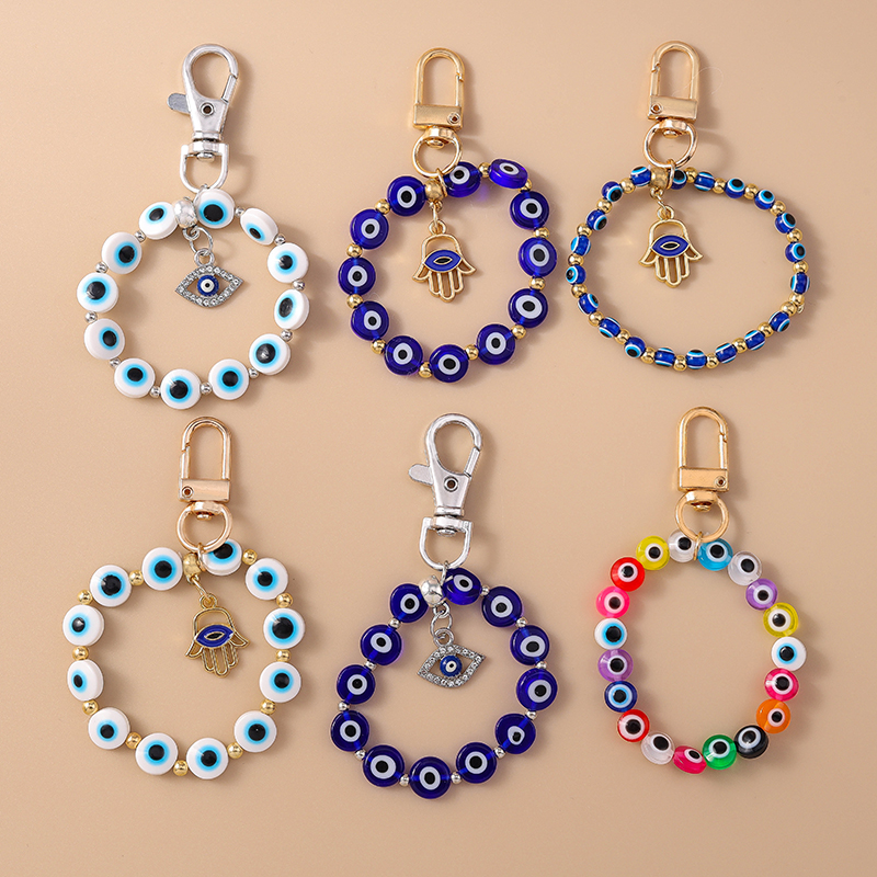 Men Accessories Evil Eye - Bohemian Handmade Evil Eye Beads Keychain