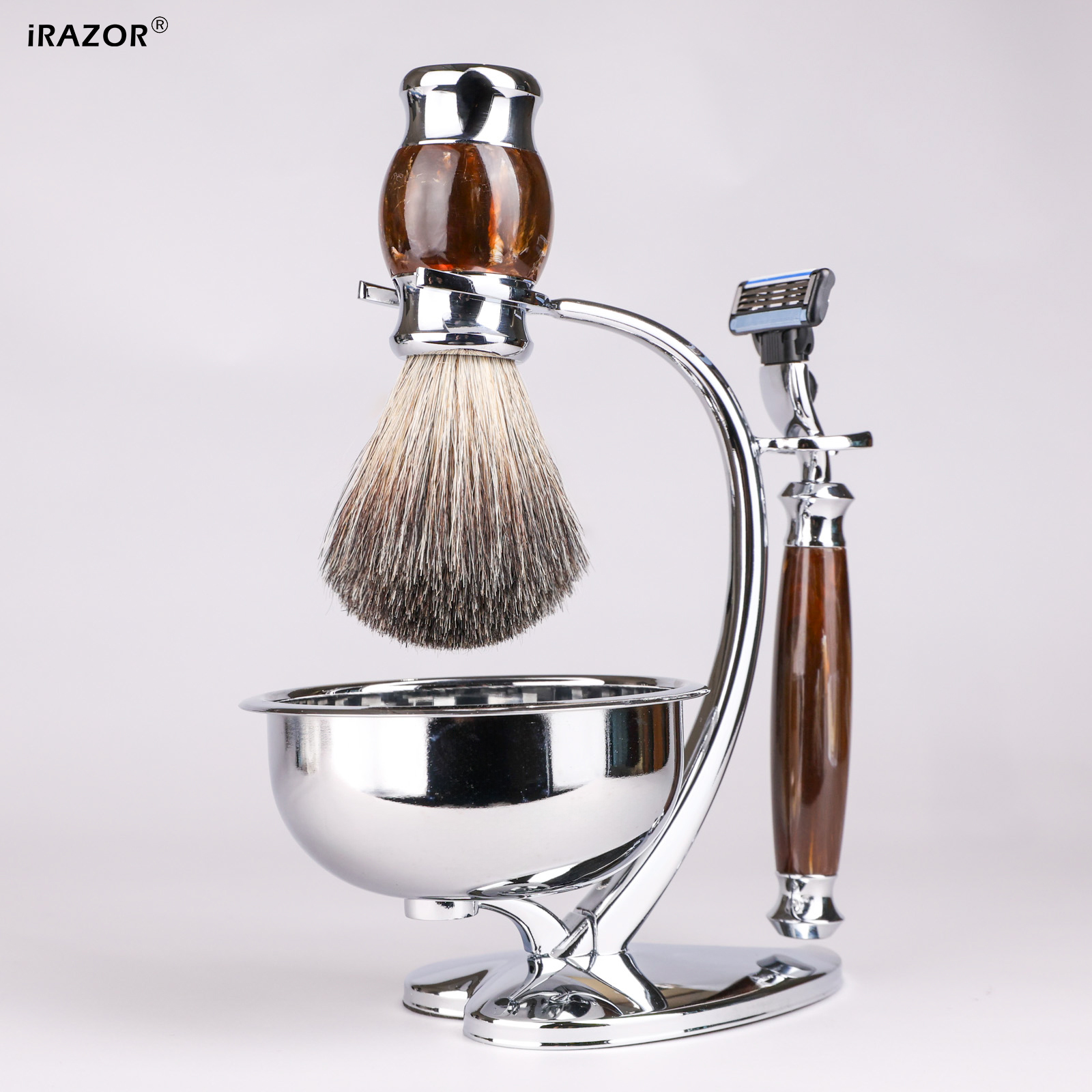 Men Accessories Combo Gift - iRAZOR Professional Shaving Kit for Men