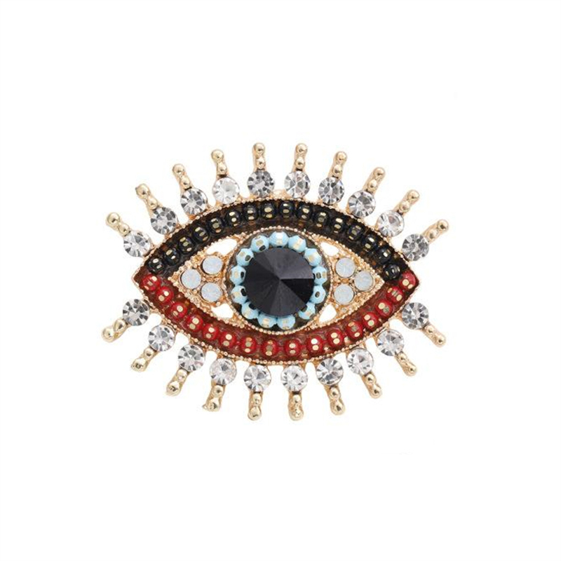 Men Accessories Evil Eye - 1Pc Vintage Evil Eye Brooch for
