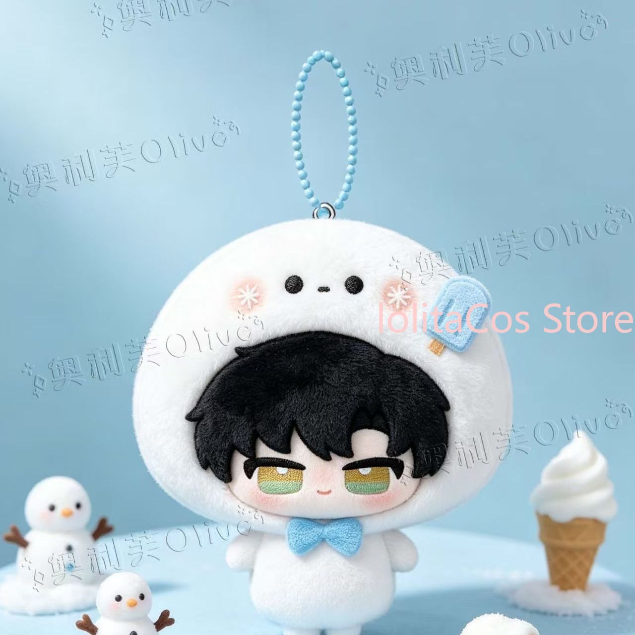 Men Keychain Accessories - Love and Deepspace Zayne Anime Plush