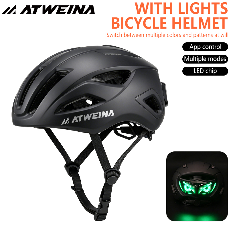 Men Accessories App - ATWEINA APP Smart Cycling Helmet LED