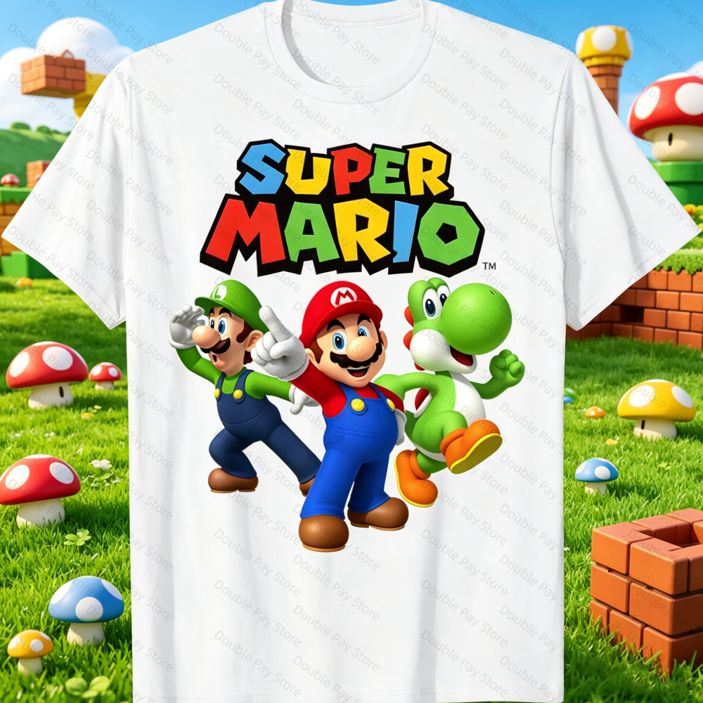 Men Accessories Unique - Super Mario T shirt Luigi Yoshi