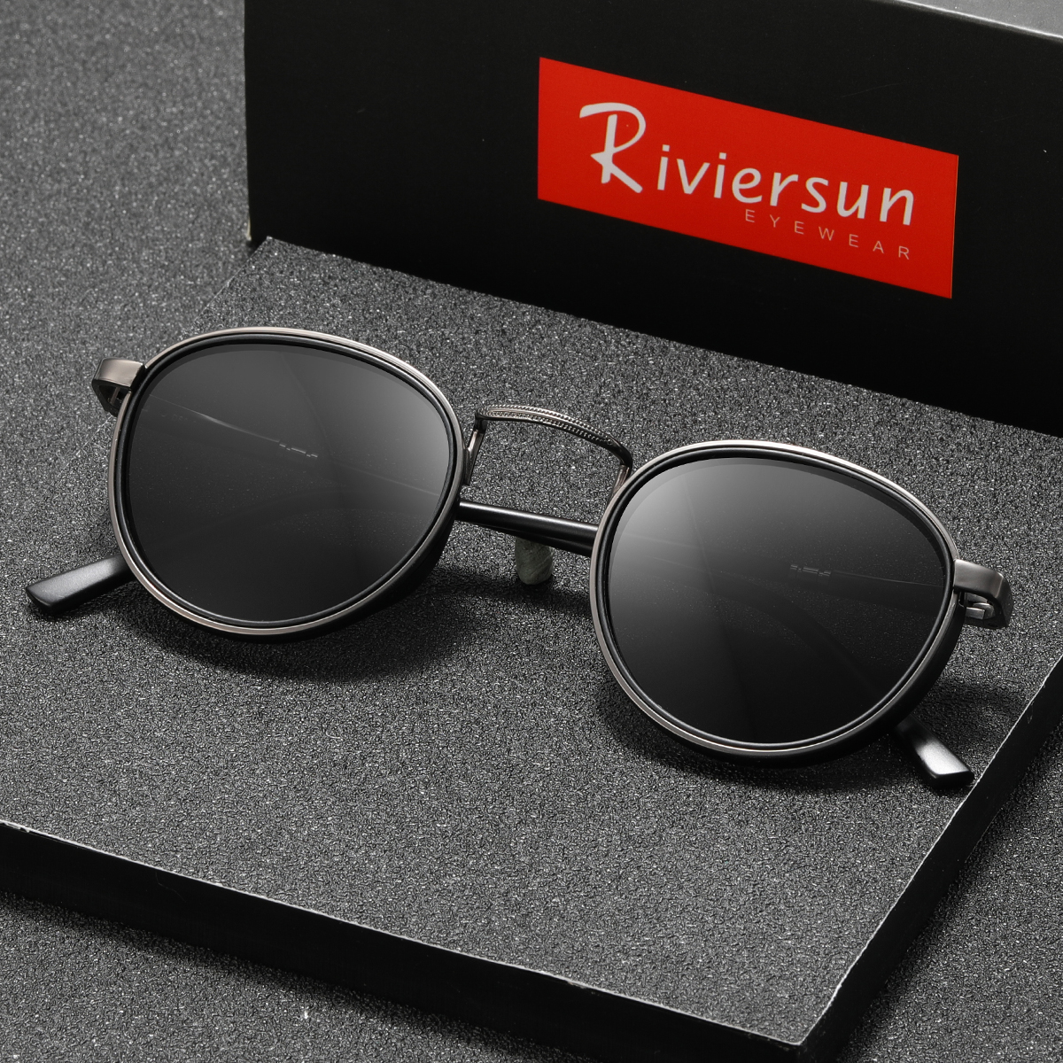 Men'S Vacation Accessories - Popular Round Frame Sunglasses Retro Punk