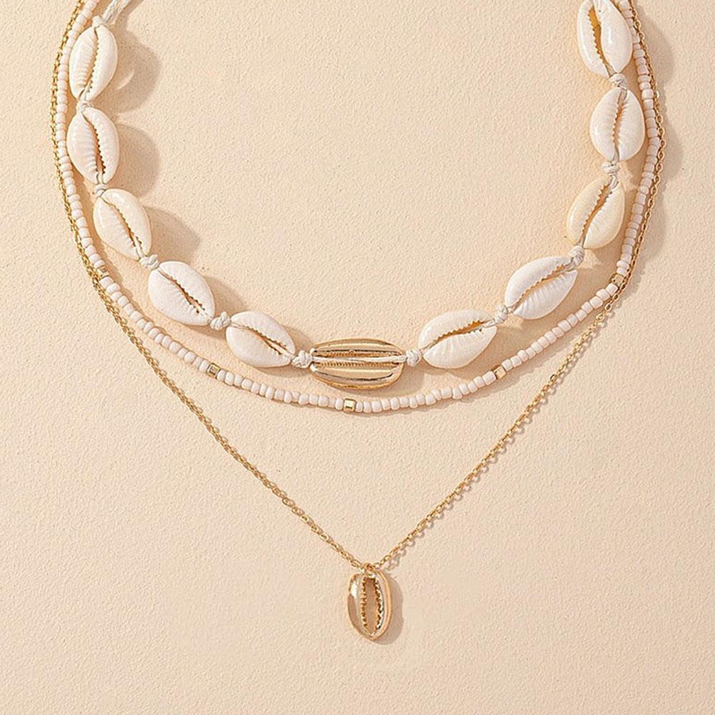 Boho Acrylic Shell Choker With - Men'S Vacation Accessories のレビューと価格