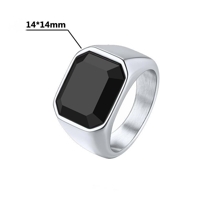 Man Ring Black Carnelian Signe - Signet Ring Men のレビューと価格