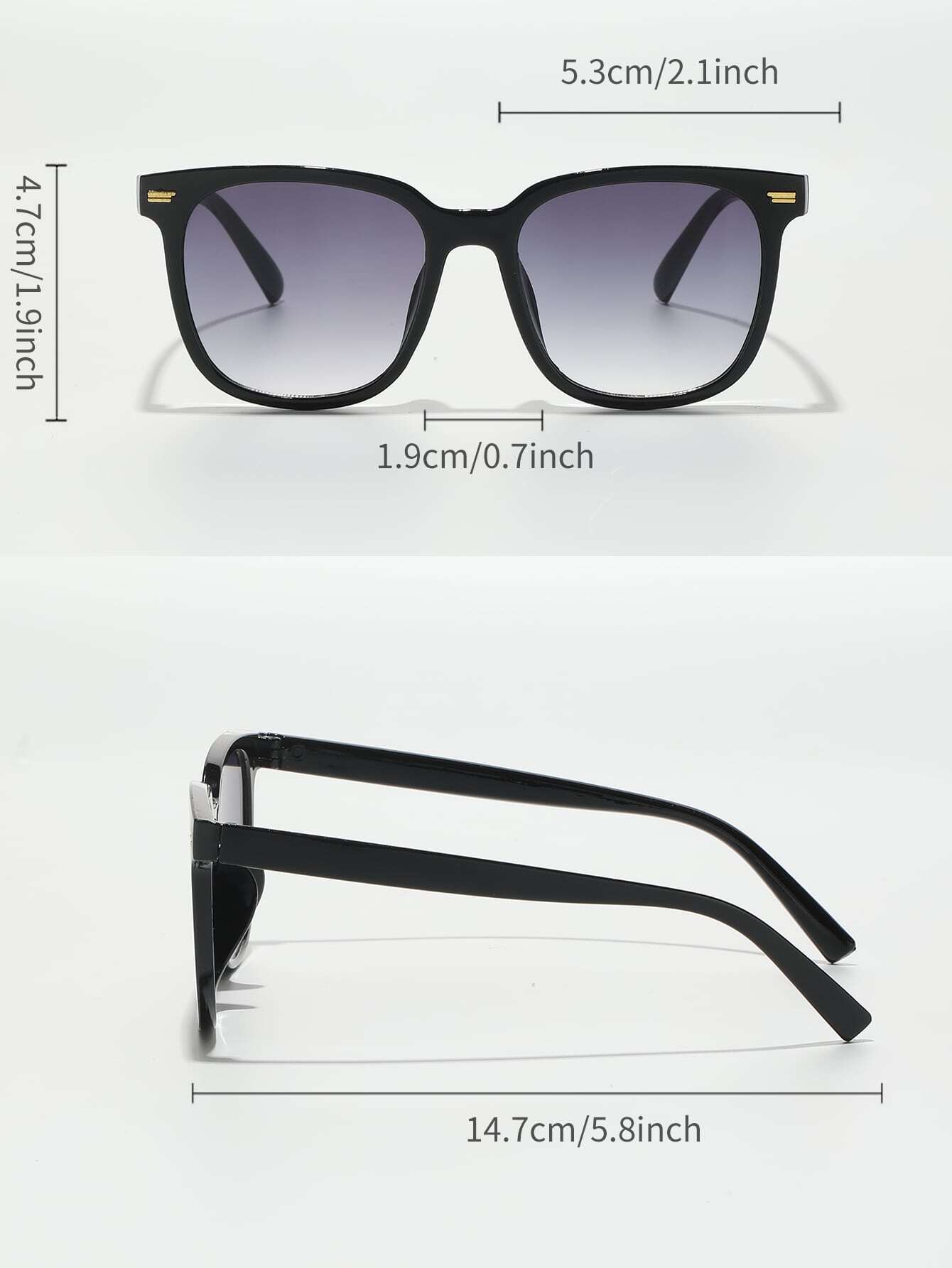 1pc Square Plastic Fashion Sun - Men'S Vacation Accessories のレビューと価格