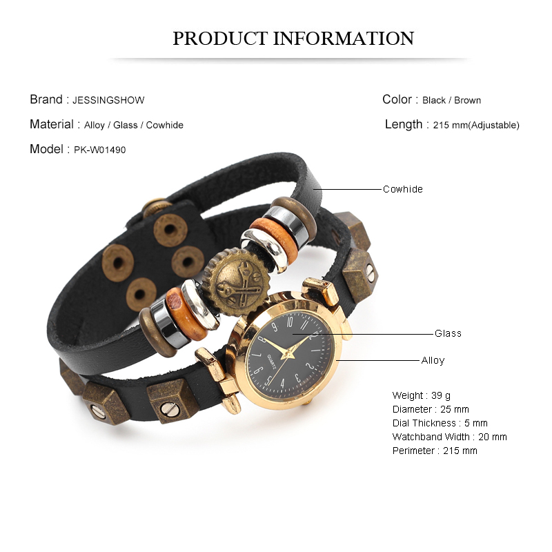 Punk Style Quartz Watch Handma - Men Accessories Pk のレビューと価格
