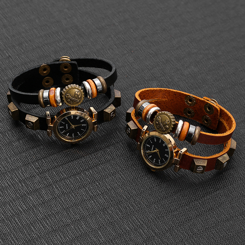 Punk Style Quartz Watch Handma - Men Accessories Pk のレビューと価格