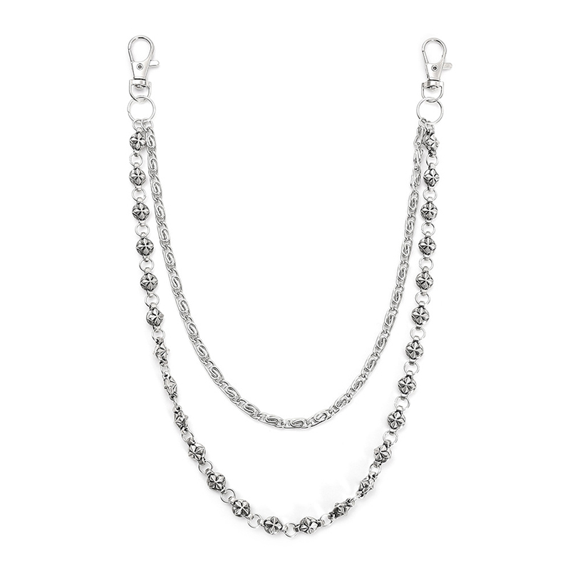 Trendy Hip Hop Double Layer Je - Men Accessories Pk のレビューと価格