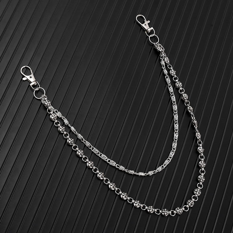 Trendy Hip Hop Double Layer Je - Men Accessories Pk のレビューと価格