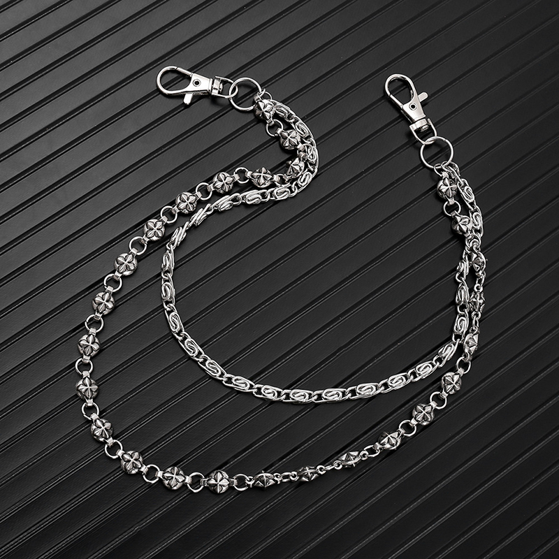 Trendy Hip Hop Double Layer Je - Men Accessories Pk のレビューと価格