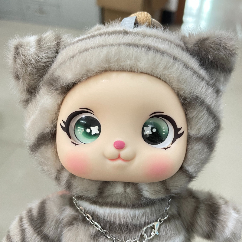 New Cute Kitty Vinyl Face Plus - Men Keychain Accessories のレビューと価格