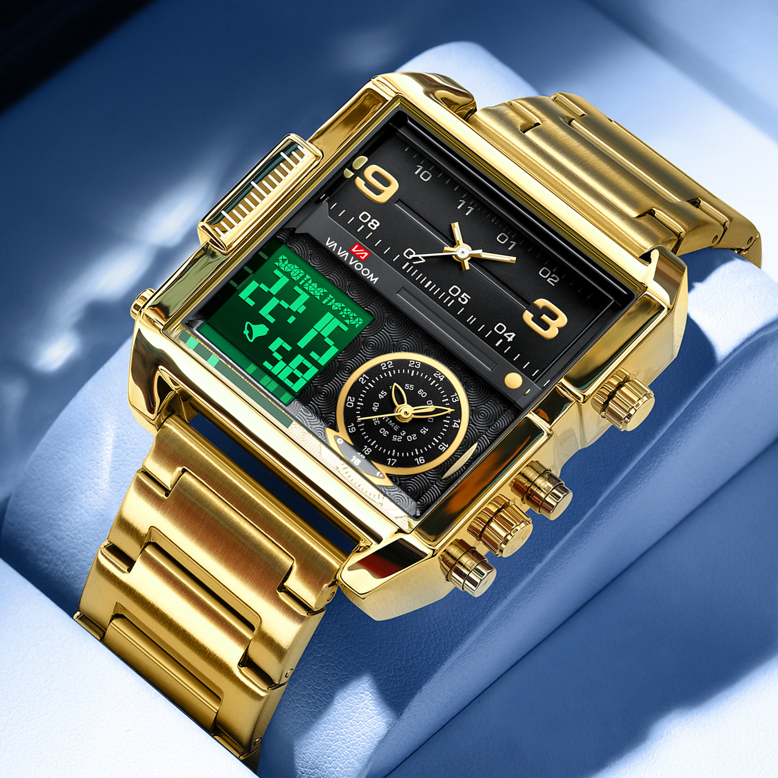 Dual Display Men Sports Watche - Men'S Accessories Luxury Brands のレビューと価格