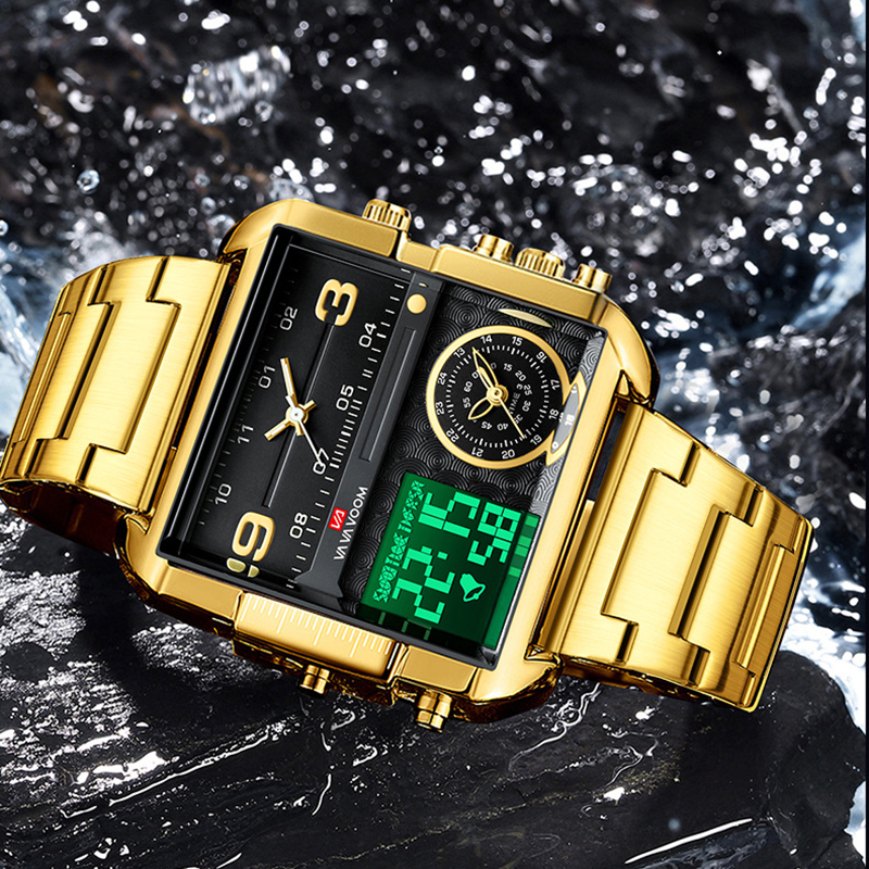 Dual Display Men Sports Watche - Men'S Accessories Luxury Brands のレビューと価格