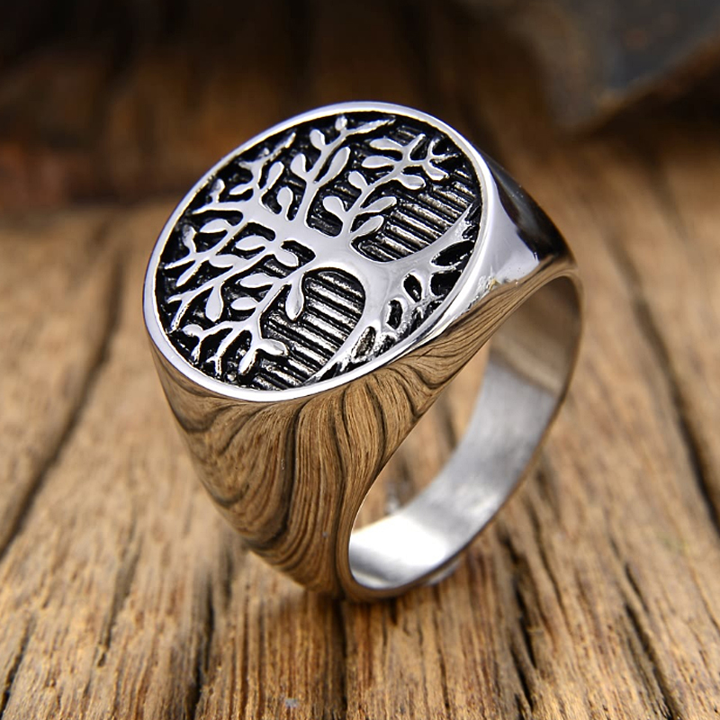 Classic Tree of Lift Signet Ri - Signet Ring Men のレビューと価格