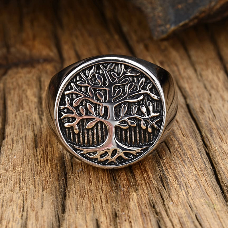 Classic Tree of Lift Signet Ri - Signet Ring Men のレビューと価格