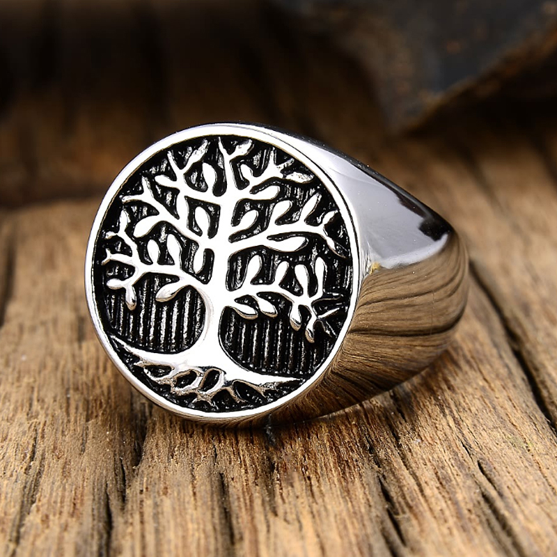 Classic Tree of Lift Signet Ri - Signet Ring Men のレビューと価格