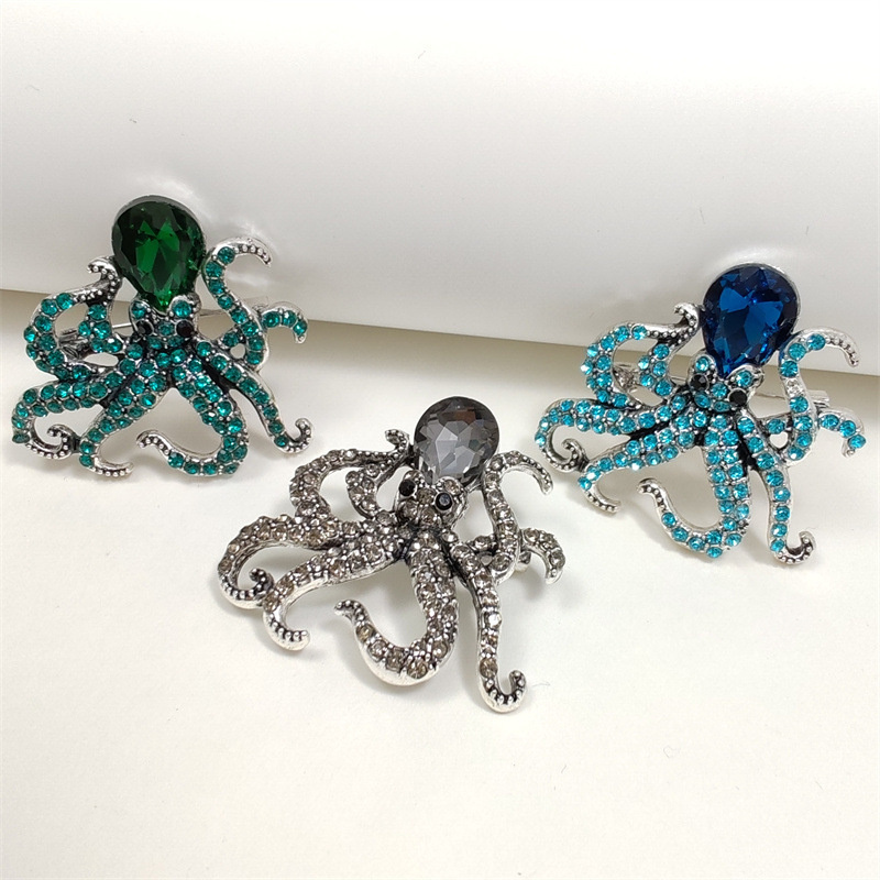 1Pc Retro Octopus Brooch for M - Men'S Accessories Trends 2025 のレビューと価格