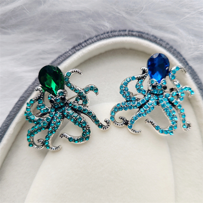 1Pc Retro Octopus Brooch for M - Men'S Accessories Trends 2025 のレビューと価格
