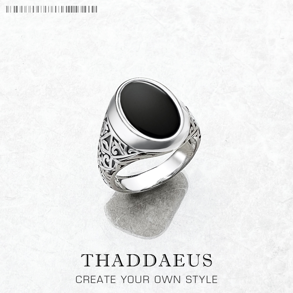Black Oval Signet Ring Europe  - Signet Ring Men のレビューと価格