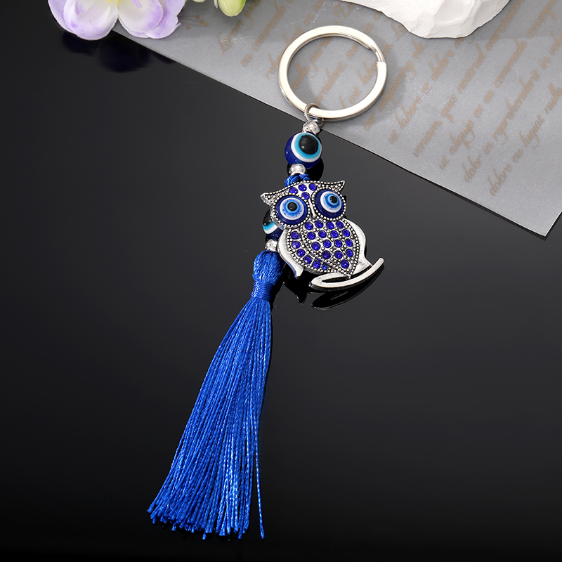 Zircon Turkish Blue Eye Owl An - Men Accessories Evil Eye のレビューと価格