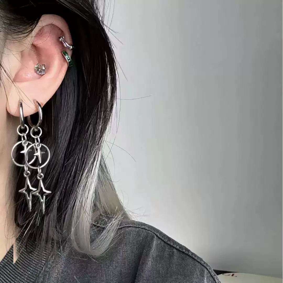 Personalized Punk Cross Star P - Men'S Accessories Trends 2025 のレビューと価格
