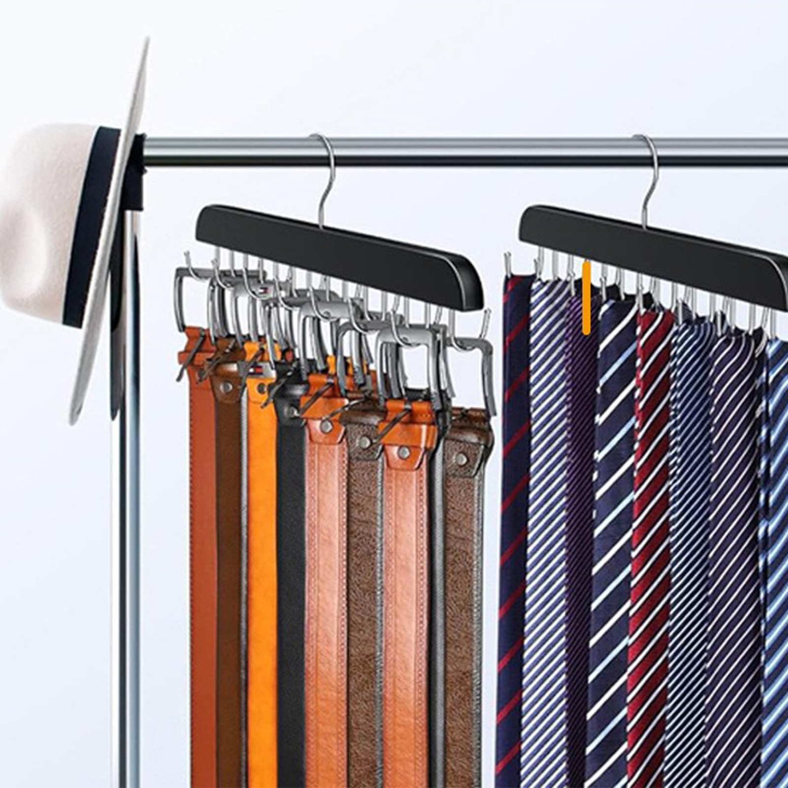 Wooden Belt Rack Women Storage - Men'S Accessories Organizer For Wardrobe のレビューと価格