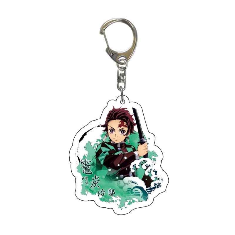 Demon Slayer Anime Acrylic Key - Men Keychain Accessories のレビューと価格