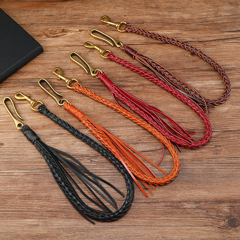 Vintage Leather Tassel Jeans C - Men Accessories Pk のレビューと価格