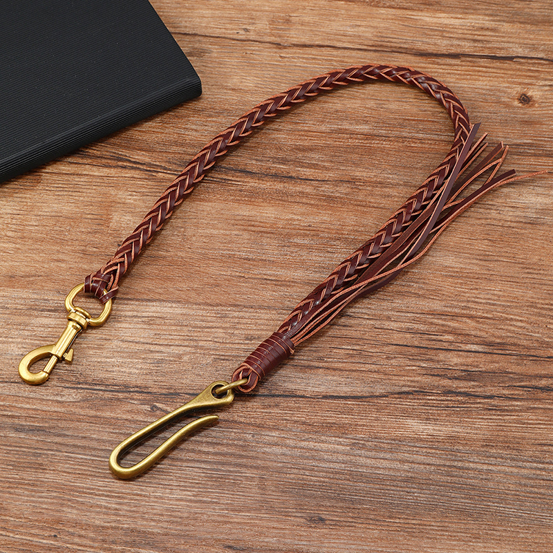 Vintage Leather Tassel Jeans C - Men Accessories Pk のレビューと価格