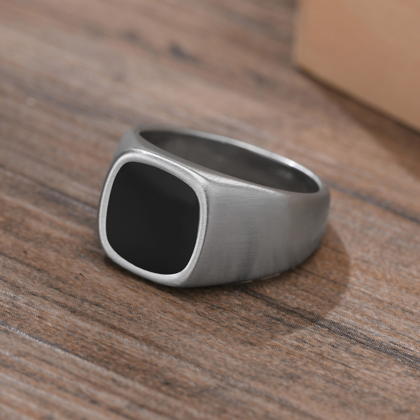 Men Stainless Steel Signet Rin - Signet Ring Men のレビューと価格
