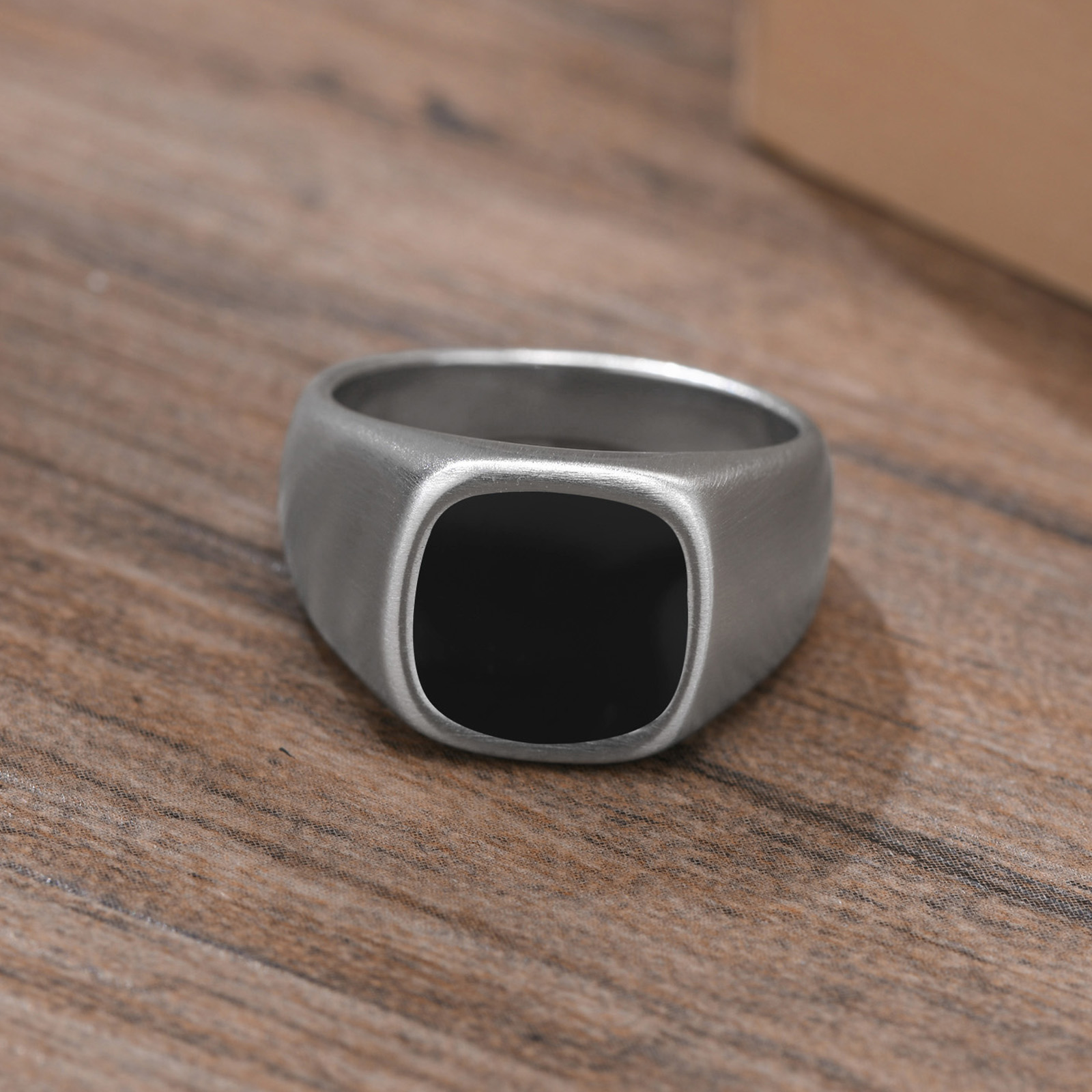 Men Stainless Steel Signet Rin - Signet Ring Men のレビューと価格