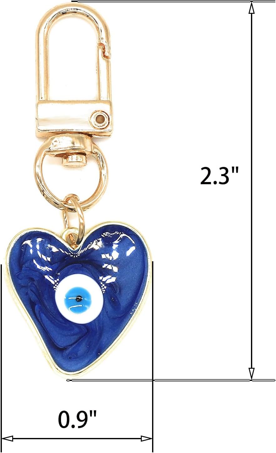Evil Eye Keychains Sweat-heart - Men Accessories Evil Eye のレビューと価格