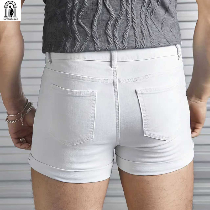 Men's Sexy Slim Fit White Deni - Men'S Accessories For Jeans のレビューと価格