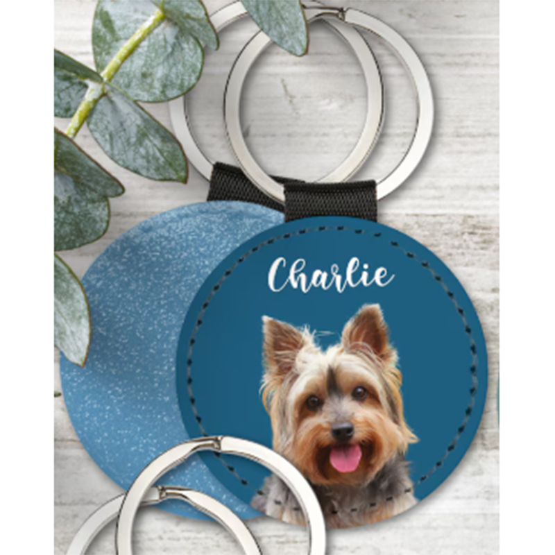 Custom Pet Photo Keychain Pers - Men Keychain Accessories のレビューと価格
