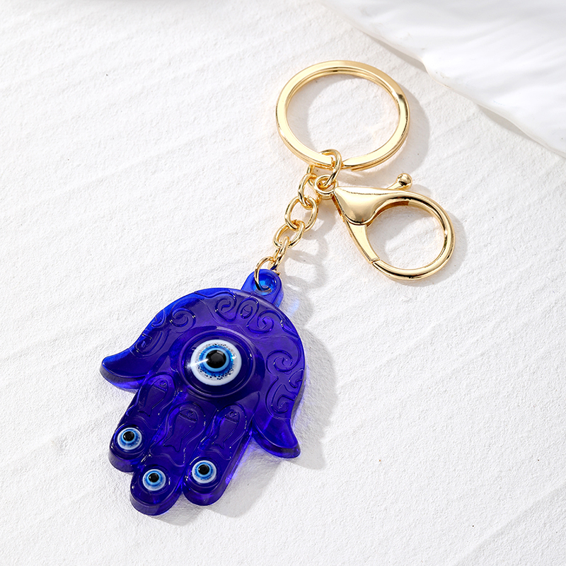 Resin Evil Eye Hamsa Hand Fish - Men Accessories Evil Eye のレビューと価格