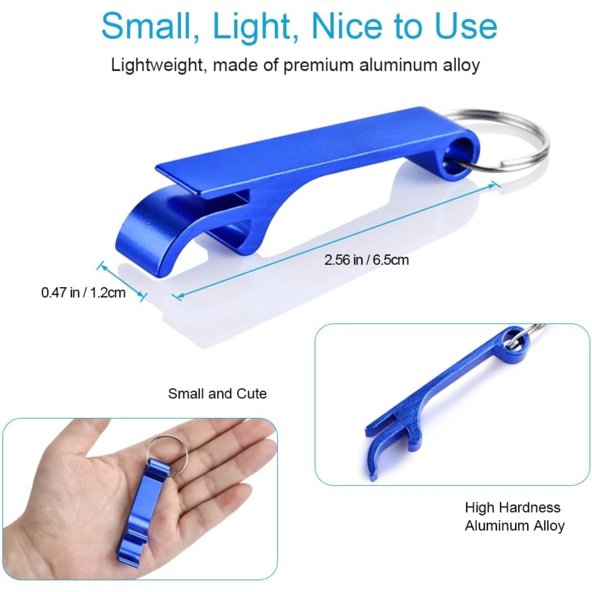 6 Pieces Colorful Metal Keycha - Men'S Accessories Go Outdoors のレビューと価格