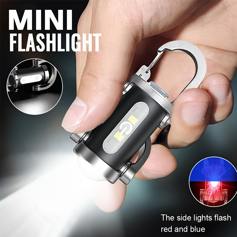 Mini Keychain Flashlight Recha - Men Keychain Accessories のレビューと価格
