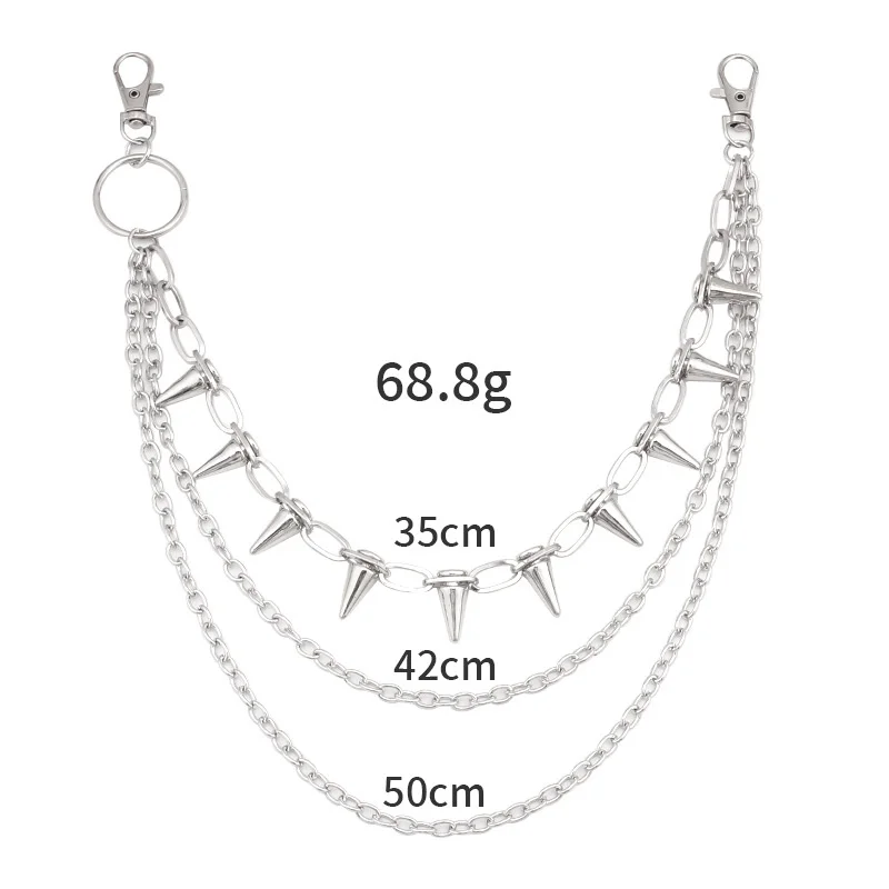 Unisex Hip Hop Punk Rock Metal - Men'S Accessories For Jeans のレビューと価格