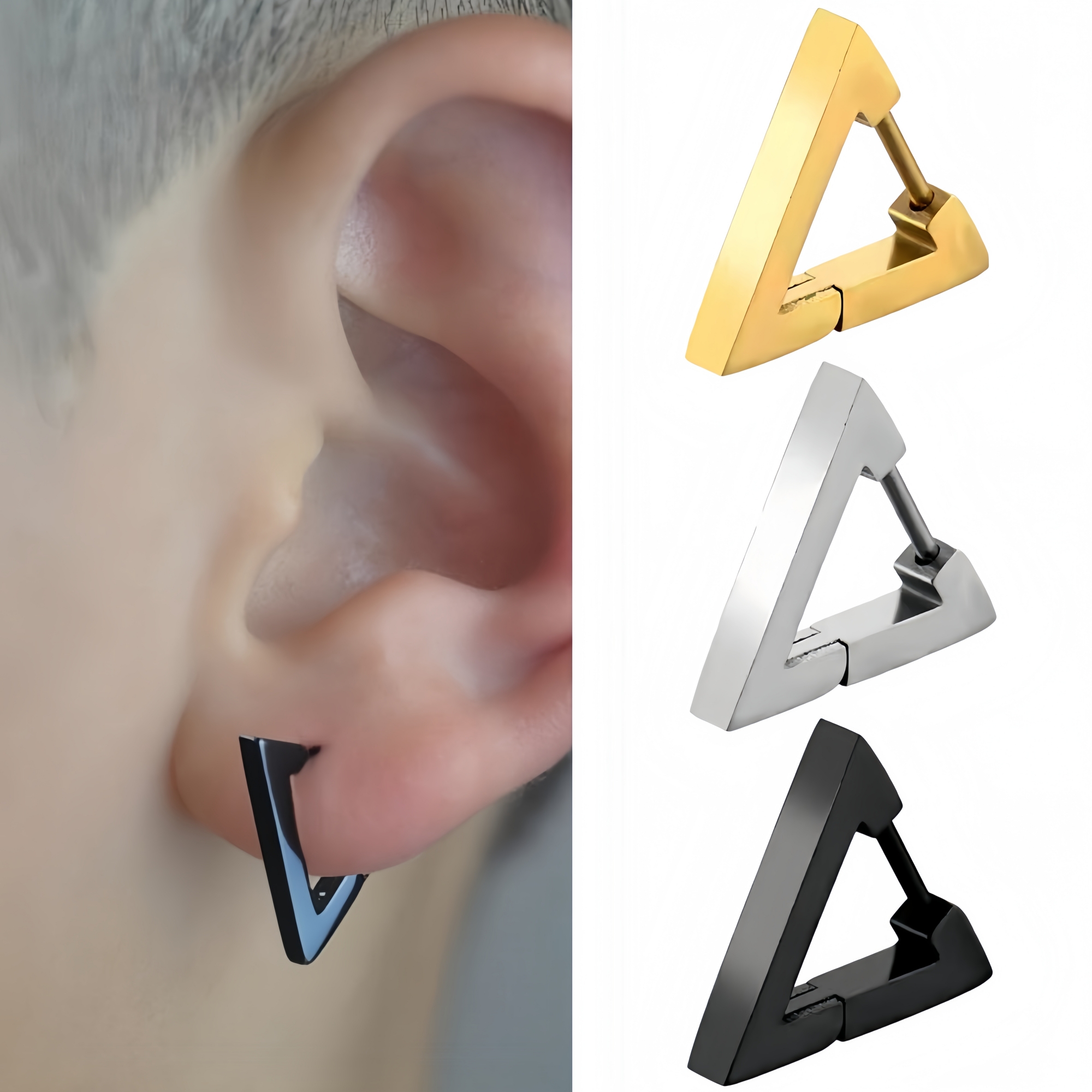 Polished Triangle Geometry Sta - Men'S Accessories Trends 2025 のレビューと価格