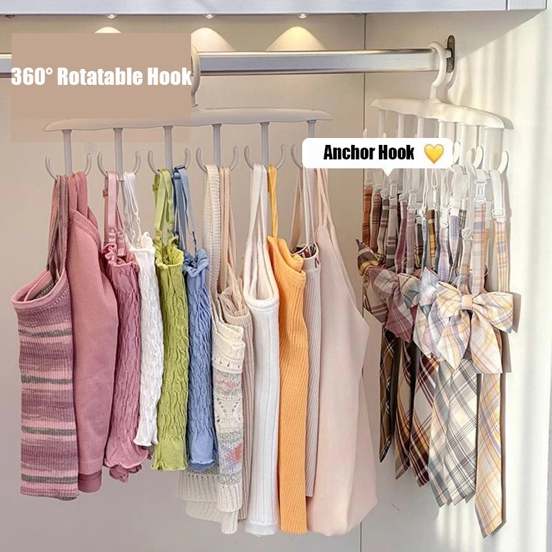 6 Hooks Women Storage Bra Hang - Men'S Accessories Organizer For Wardrobe のレビューと価格