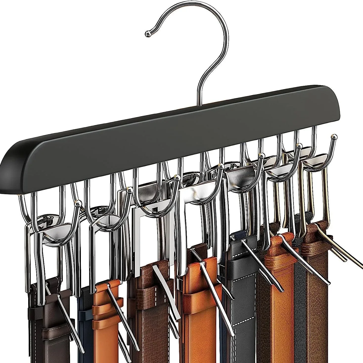 Wooden Belt Rack Women Storage - Men'S Accessories Organizer For Wardrobe のレビューと価格