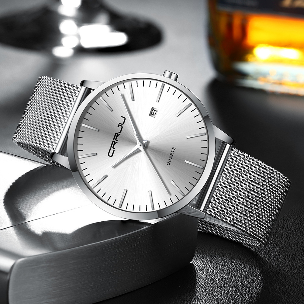 CRRJU New Fashion Mens Watches - Men'S Accessories Luxury Brands のレビューと価格
