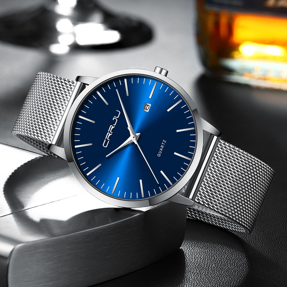CRRJU New Fashion Mens Watches - Men'S Accessories Luxury Brands のレビューと価格