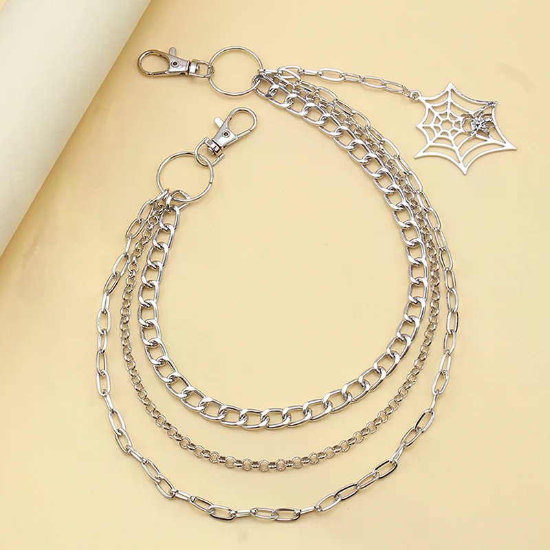 Fashion Punk Metal Pants Chain - Men'S Accessories For Jeans のレビューと価格