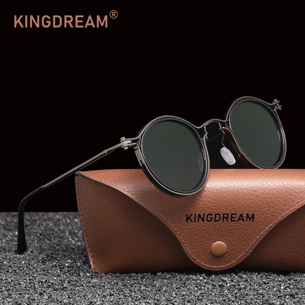 KINGDREAM Small Round Frame Cl - Men'S Vacation Accessories のレビューと価格
