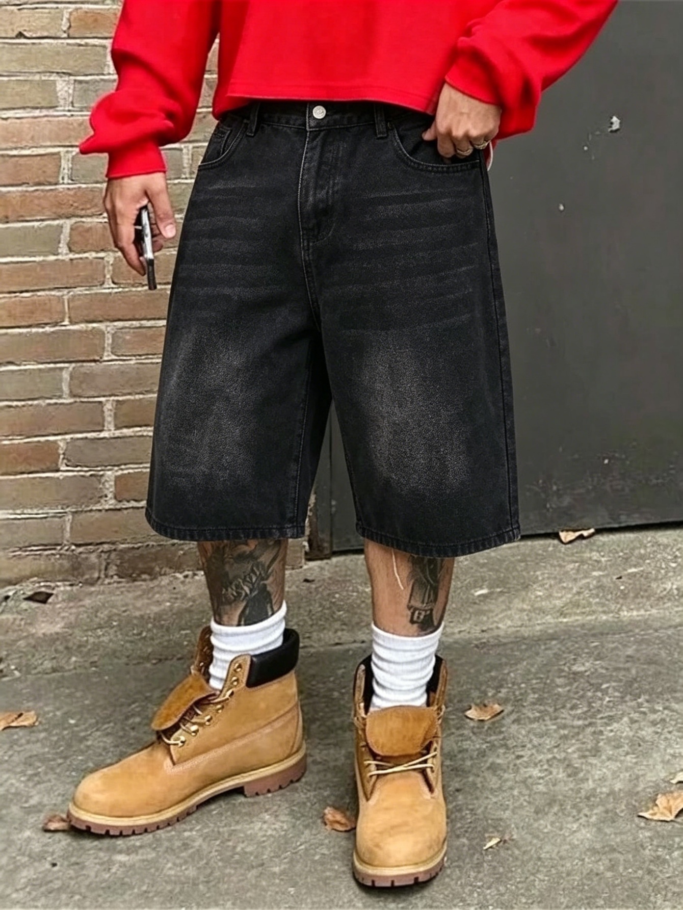 Men Trendy Loose Non‑Stretch J - Men'S Accessories For Jeans のレビューと価格