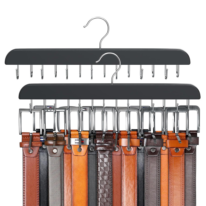 Wooden Belt Rack Women Storage - Men'S Accessories Organizer For Wardrobe のレビューと価格