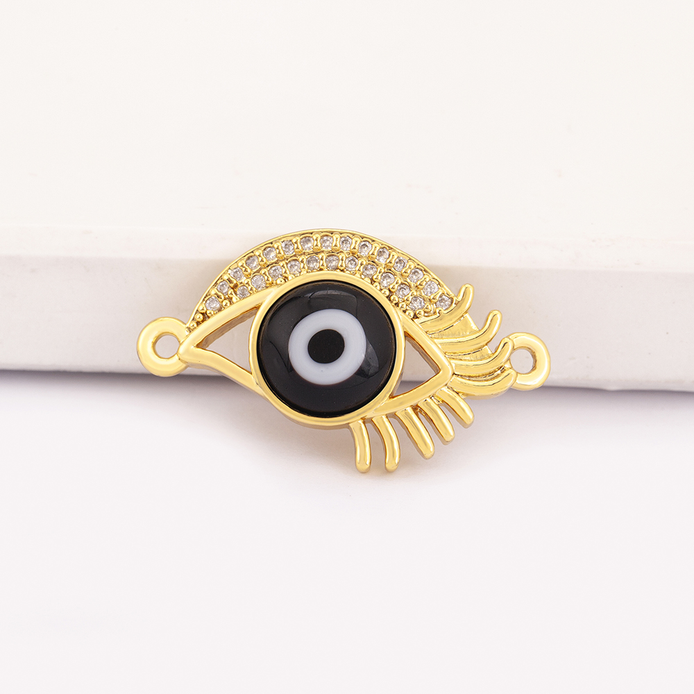 Colorful Shiny Crystal Evil Ey - Men Accessories Evil Eye のレビューと価格