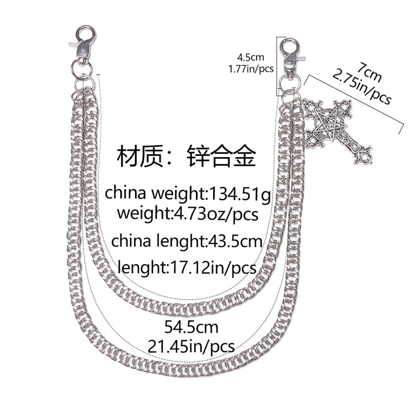 Fashion Punk Metal Pants Chain - Men'S Accessories For Jeans のレビューと価格